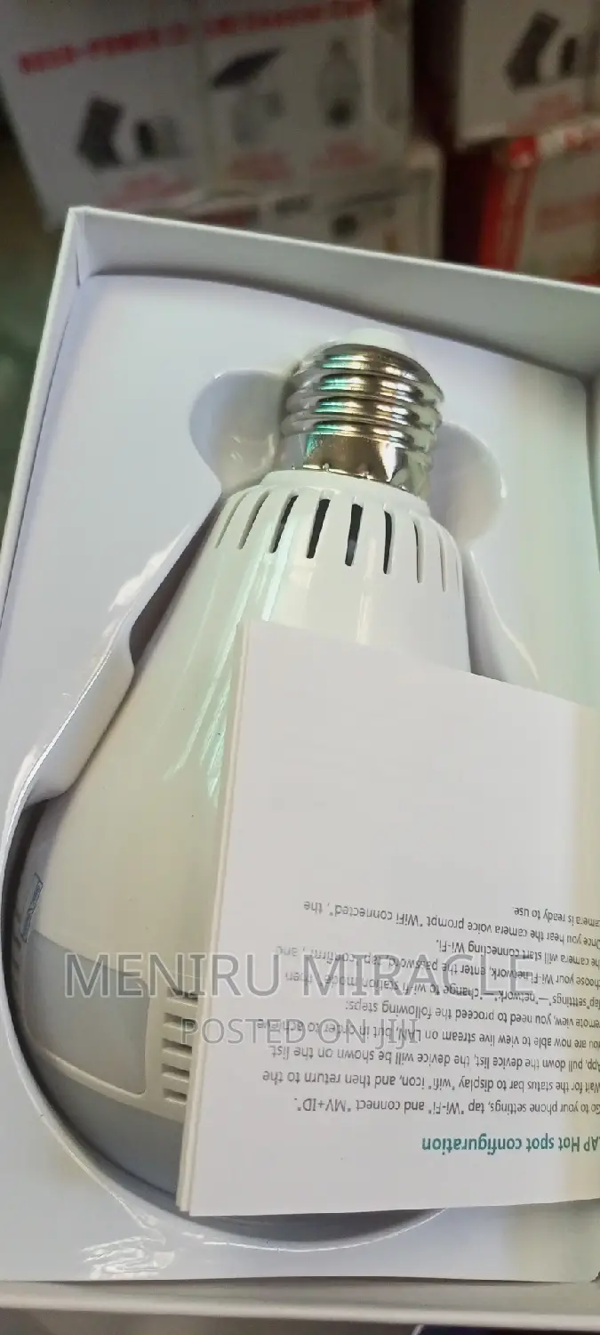 Wifi Panaromic Bulb Camera