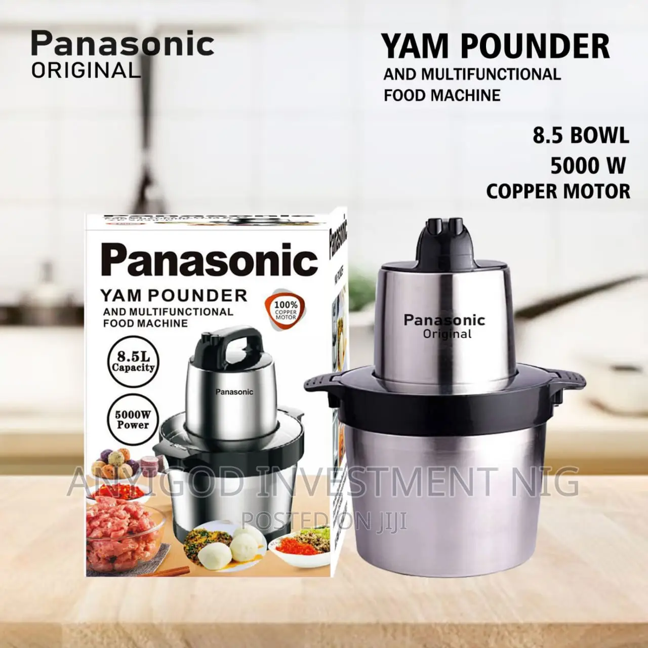 Panasonic 8.5l Yam Pounder and Multifunctional Food Machine