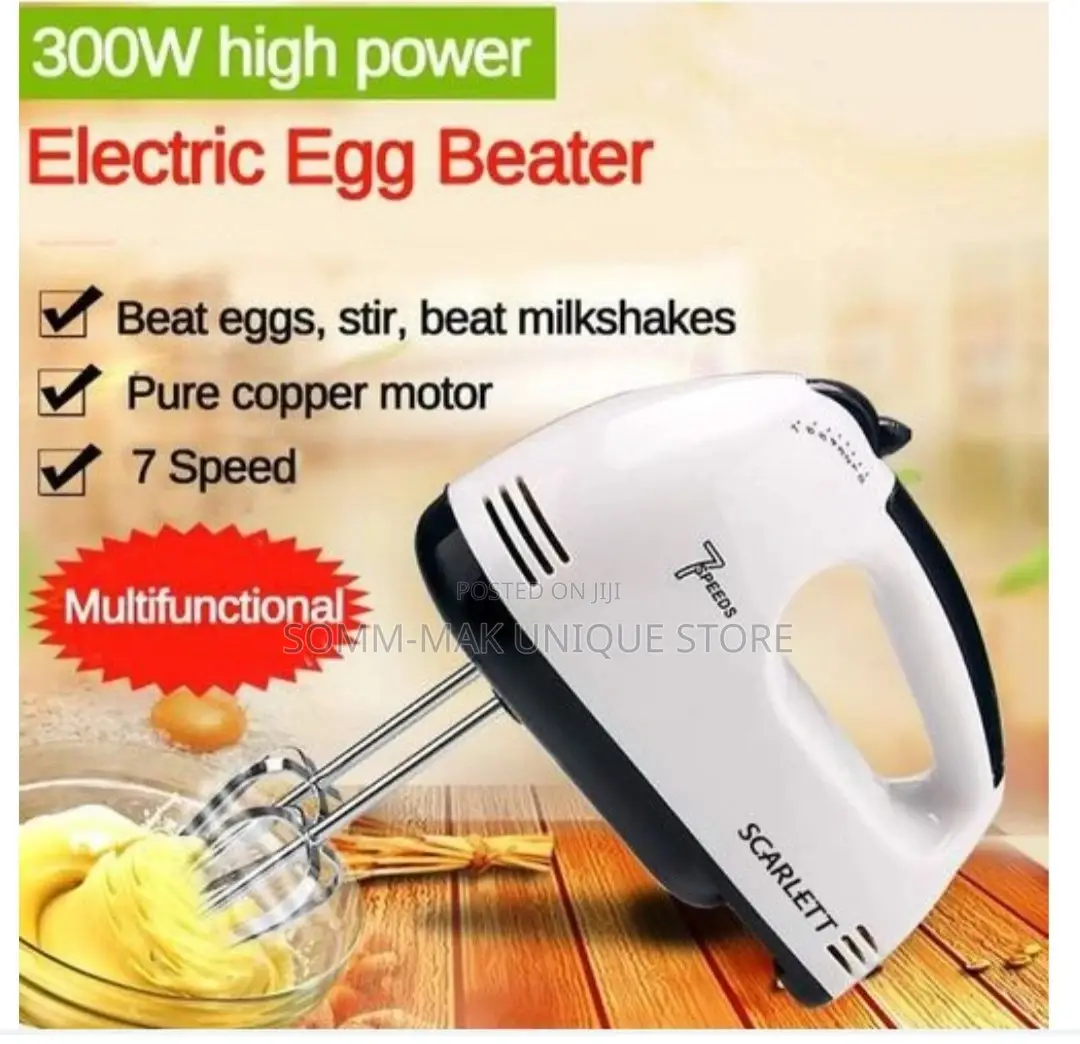 Auto. 7 Speed Electric Hand Mixer -Egg Beater- Cake Ba- 180W