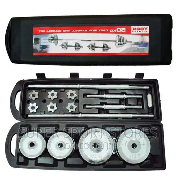 New 20kg Chrome Dumbbell Set