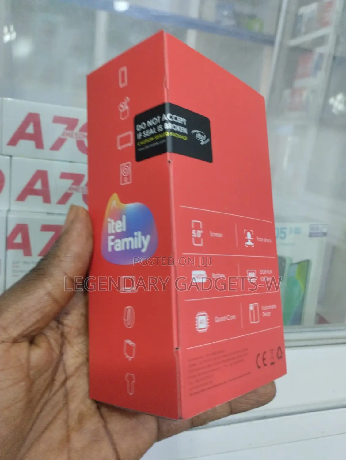 New Itel A18 32 GB Black