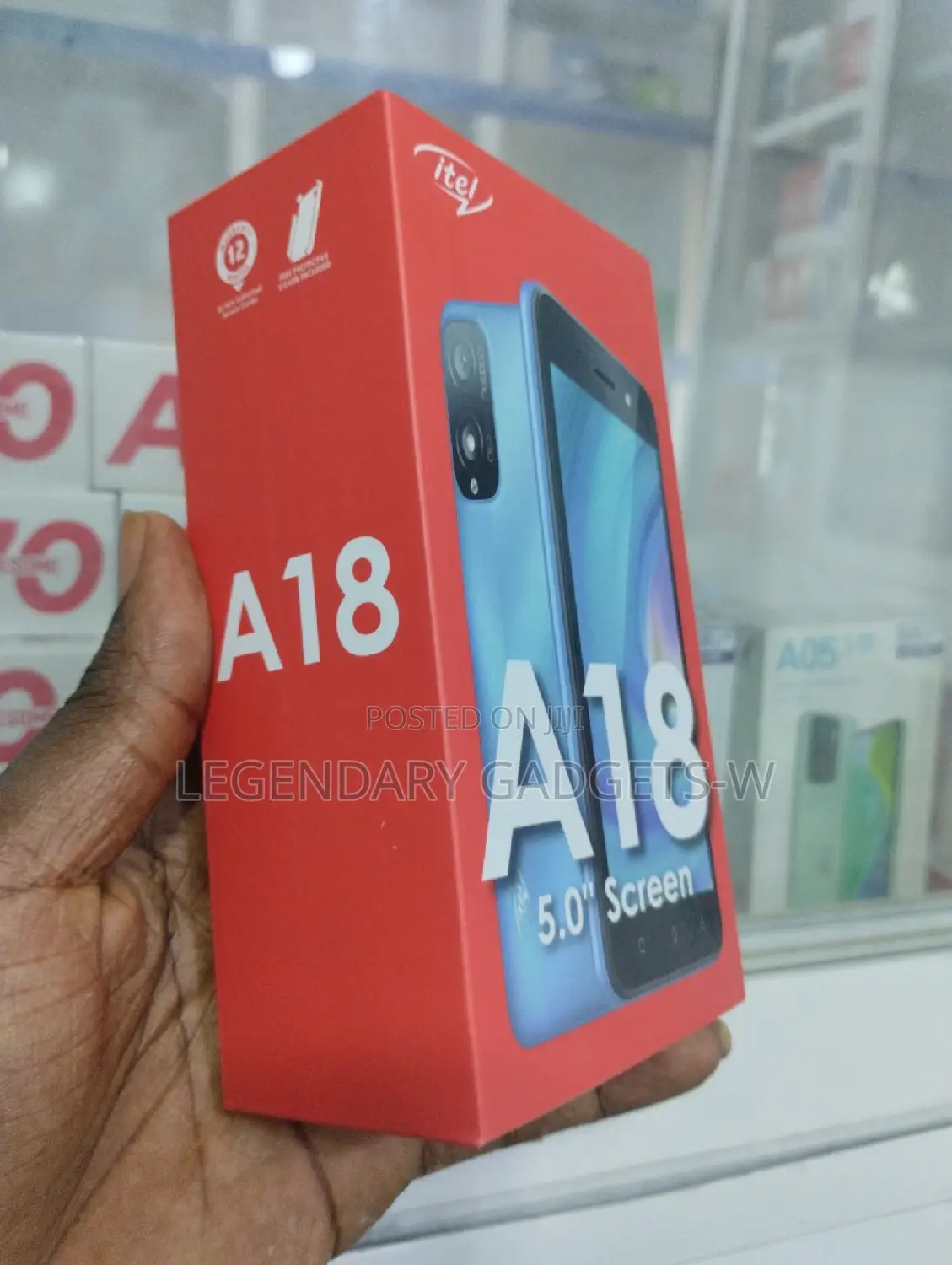 New Itel A18 32 GB Black