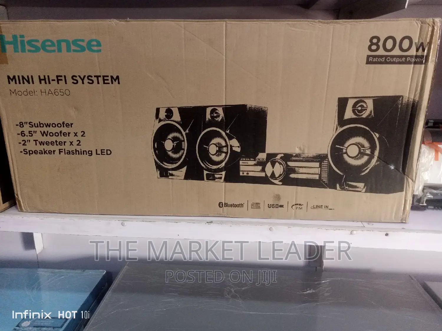 Hisense Hi-Fi Flashing Lights Speaker 800watt