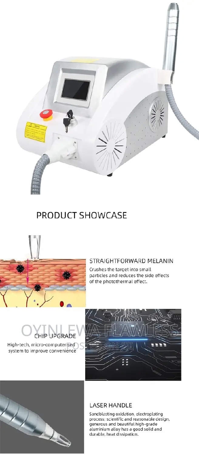 Brand New Q-Switched Nd Yag Laser Tattoo Removal Machine
