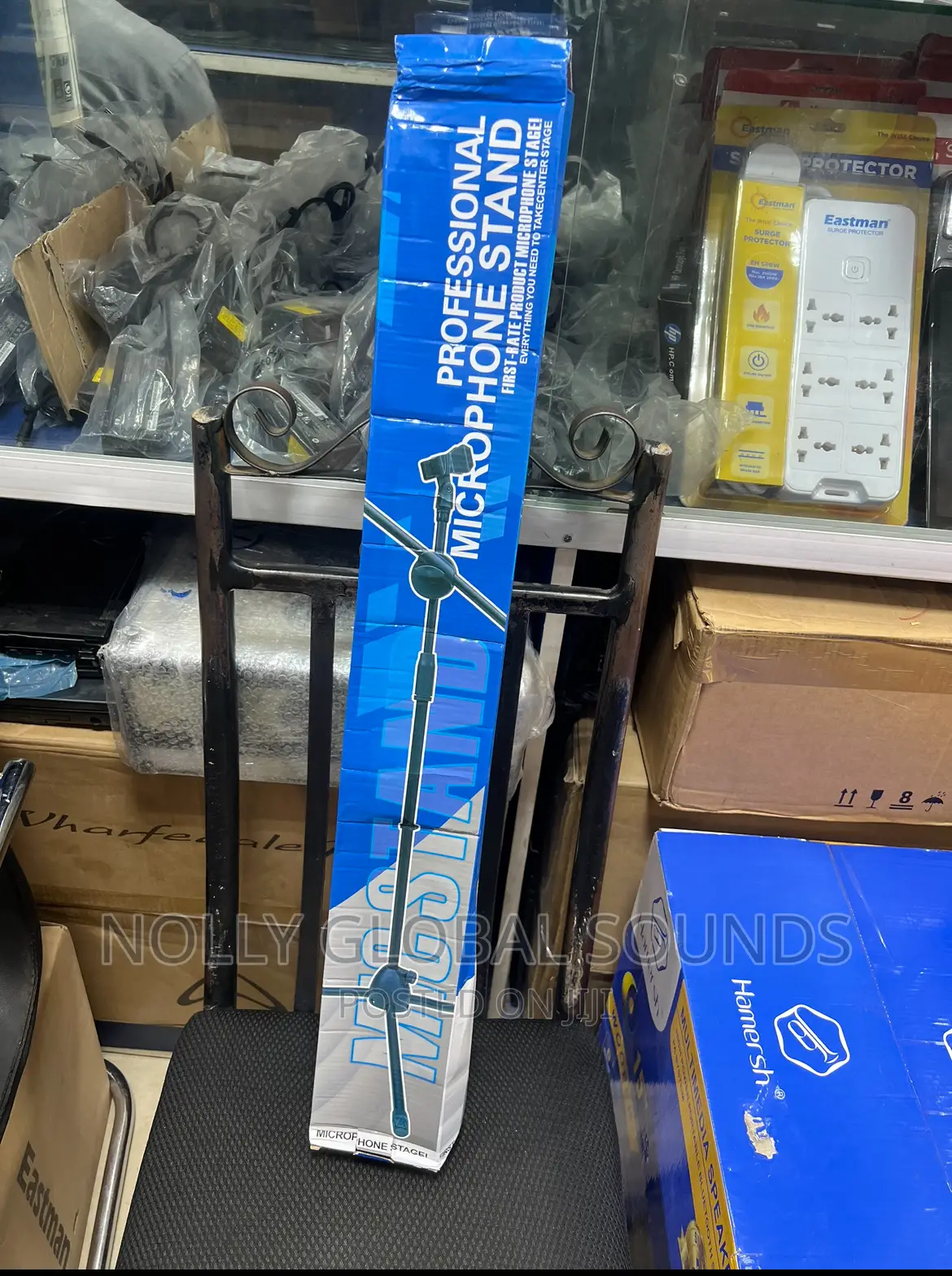 Tripod Leg Adjustable Floor Microphone Stand