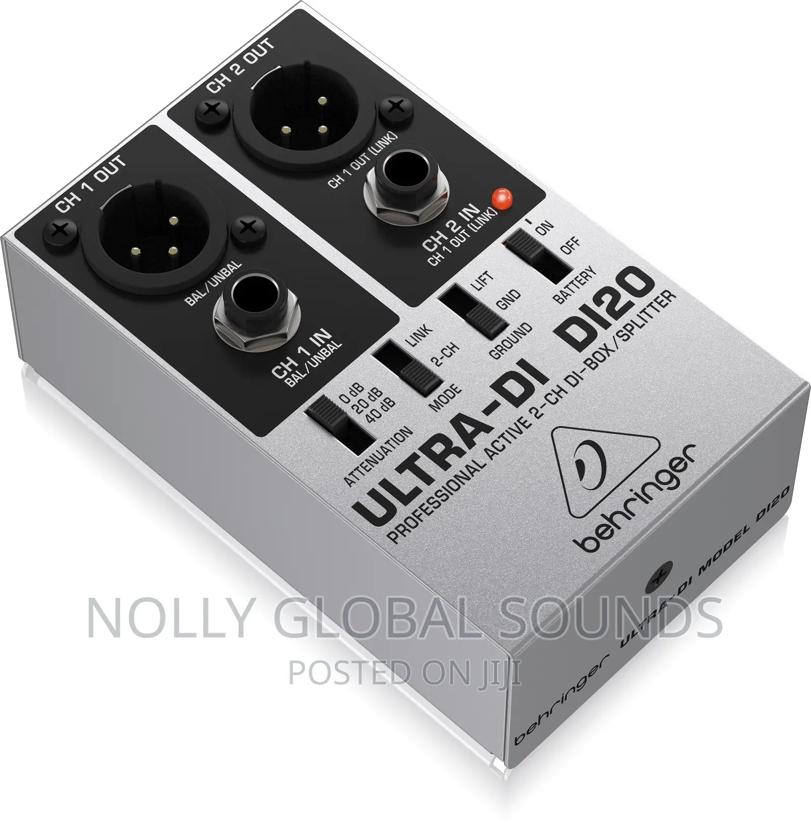 Behringer Ultra-Di DI20 Professional Active 2-Channel Di-Box