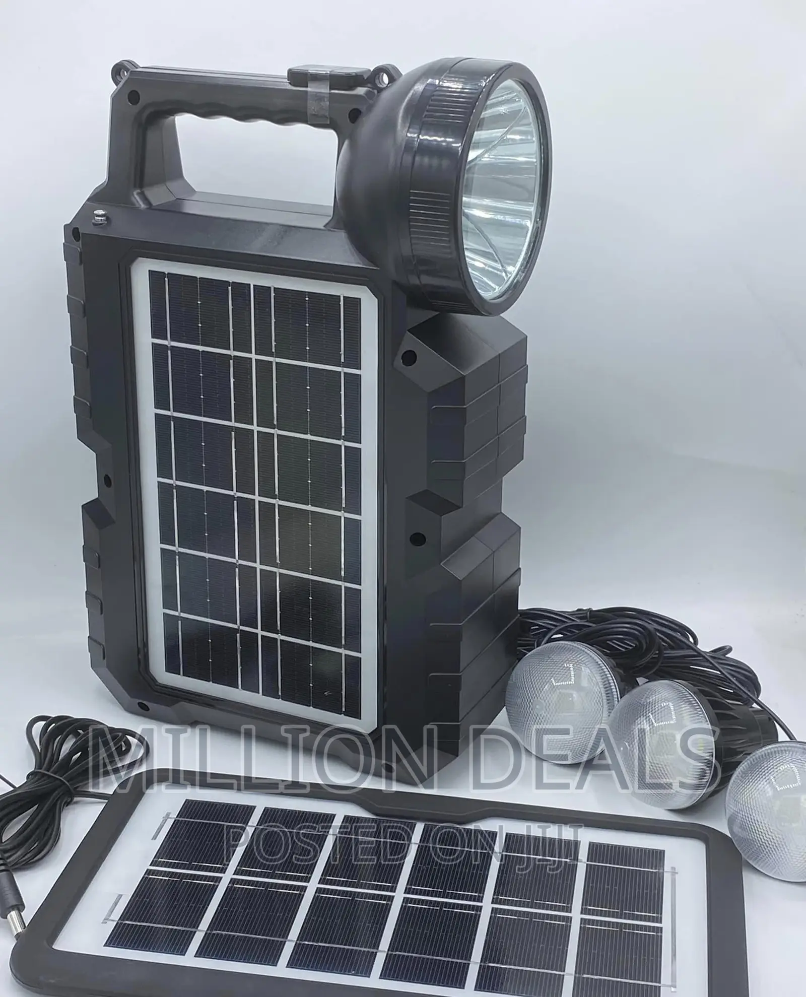 Solar Lighting System With Dual Solar Panel