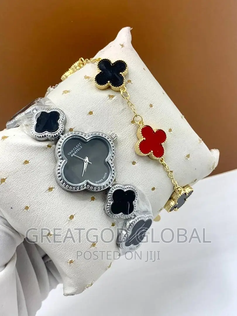 *Affordable VCA Set. Ladies Wristwatch and Bracelet*