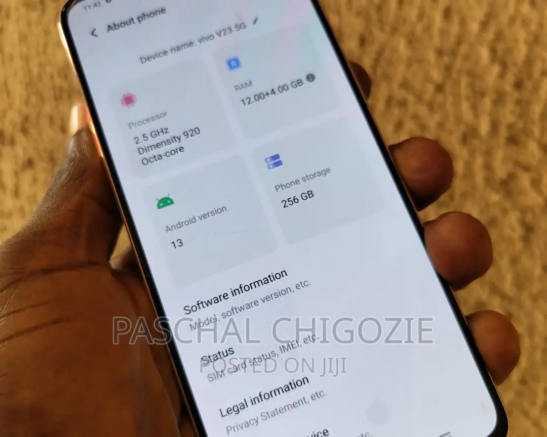 New Vivo V23 5G 128 GB Gold