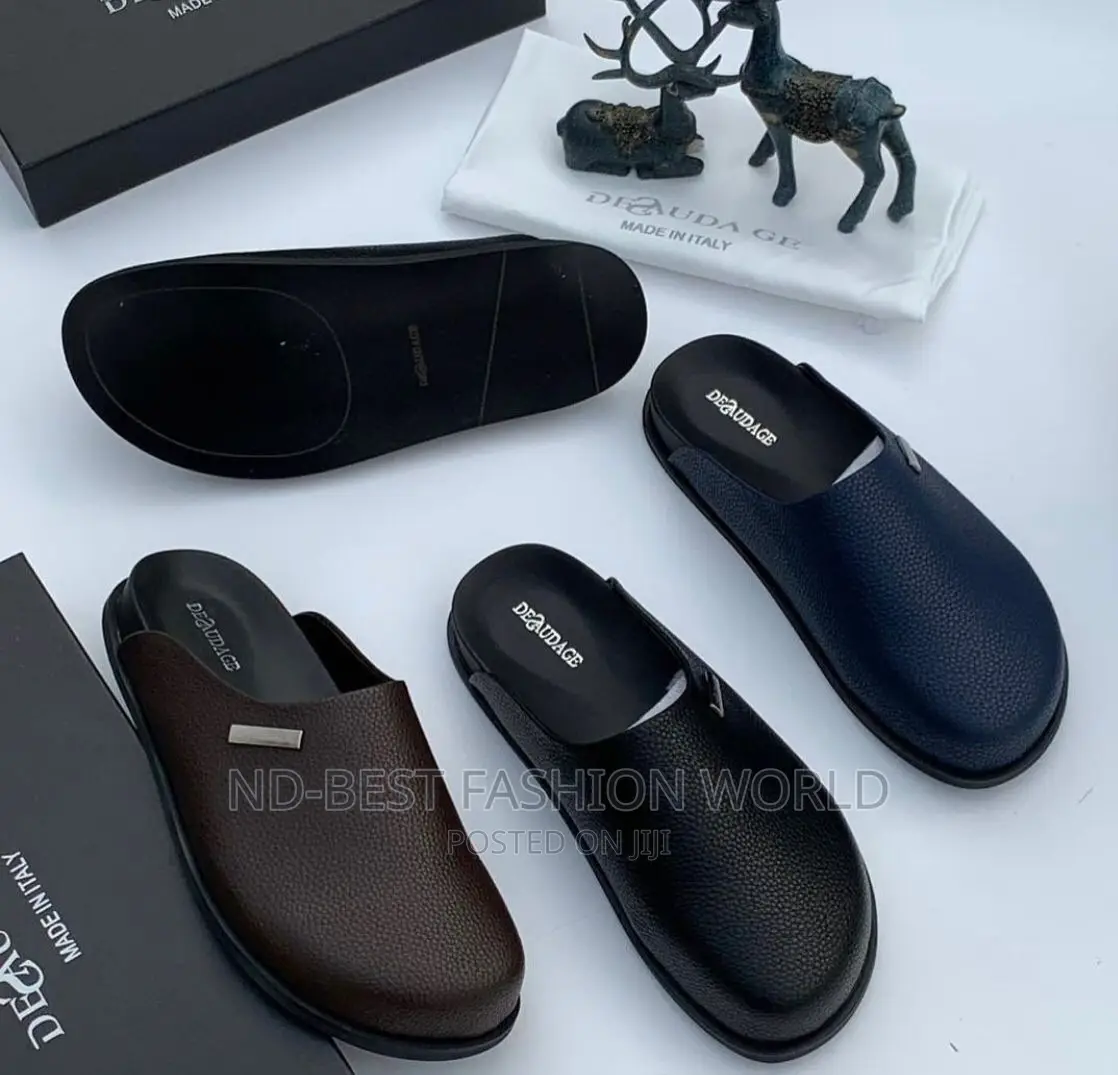 Please Leather Half Shoe