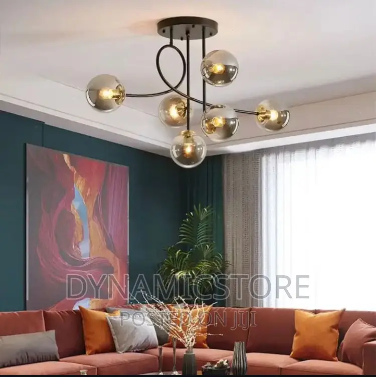 Nordic Glass Ball Ceiling Contemporary Chandelier