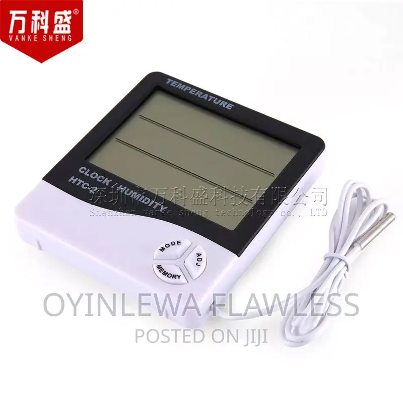HTC2 Lash Indoor Dual Display LCD Humidity Temperature Clock