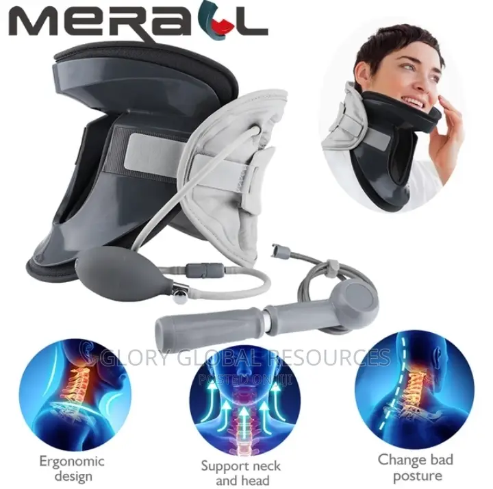 Inflatable Adjustable Neck Brace Cervical Neck Track Collar