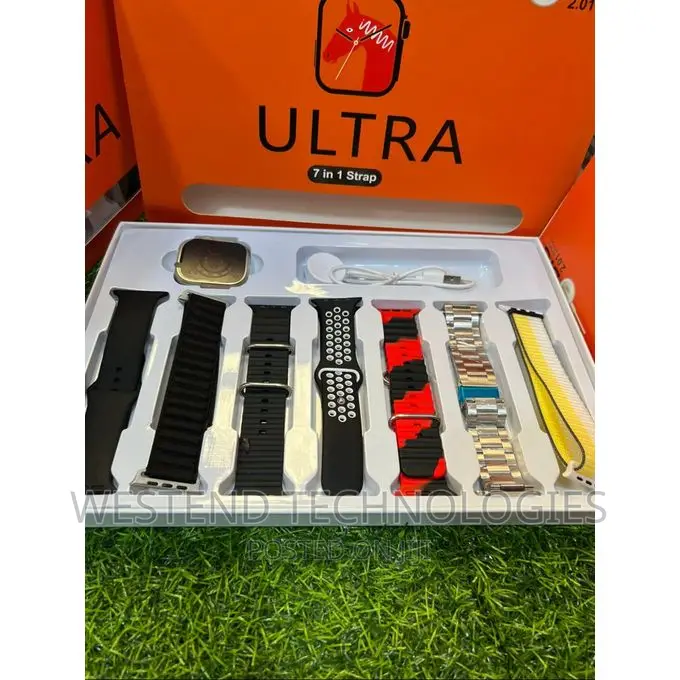Ultra 9 Smart Watch With 7in1 Strap Gift Box Edition
