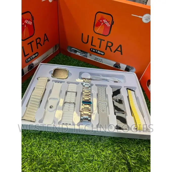 Ultra 9 Smart Watch With 7in1 Strap Gift Box Edition