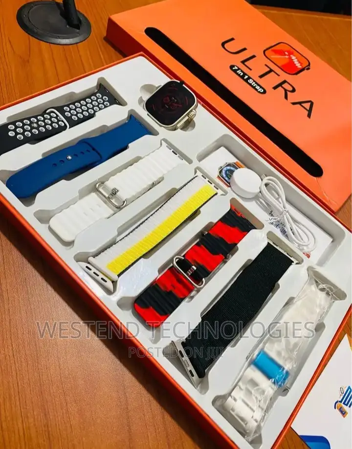 Ultra 9 Smart Watch With 7in1 Strap Gift Box Edition