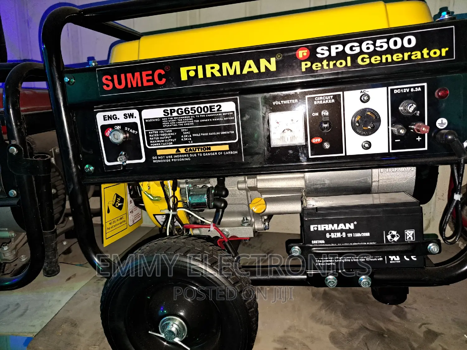 4.5kva Sumec Firman Petrol Generator 100% Copper Coil