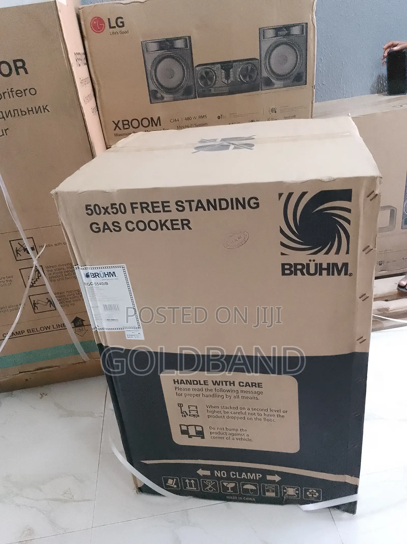 New, Efficient Bruhm BGC-5540ib Gas Cooker