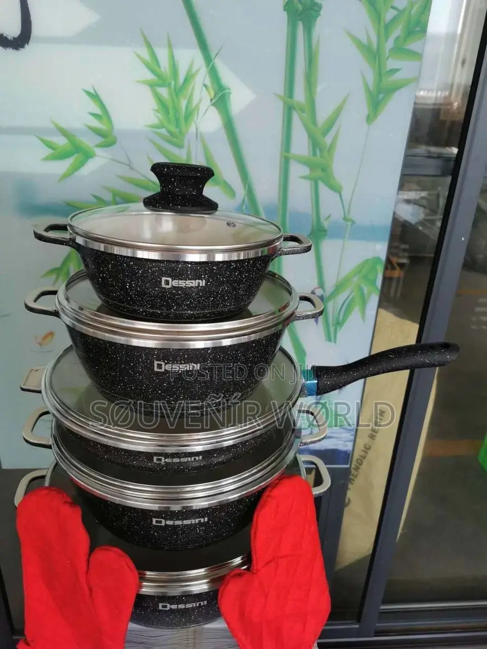 Non Stick Pots With Fry Pan