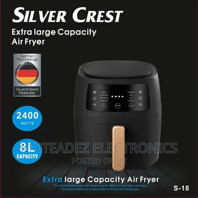 Silver Crest 8L Multifunction Digital 2400w Air Fryer