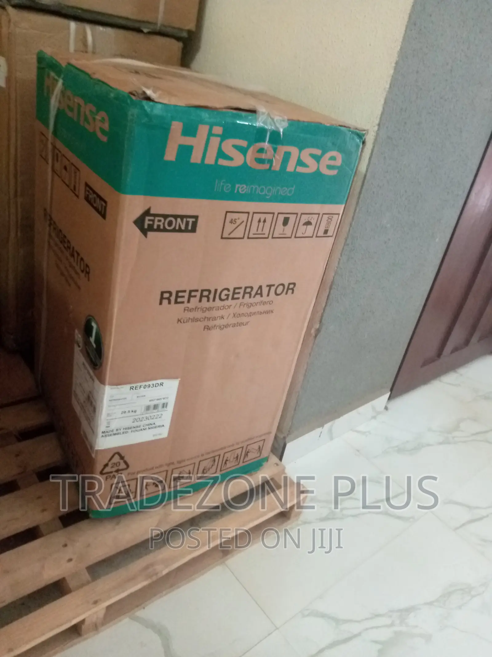 Hisense Single Door Refrigerator-Ref 93dr