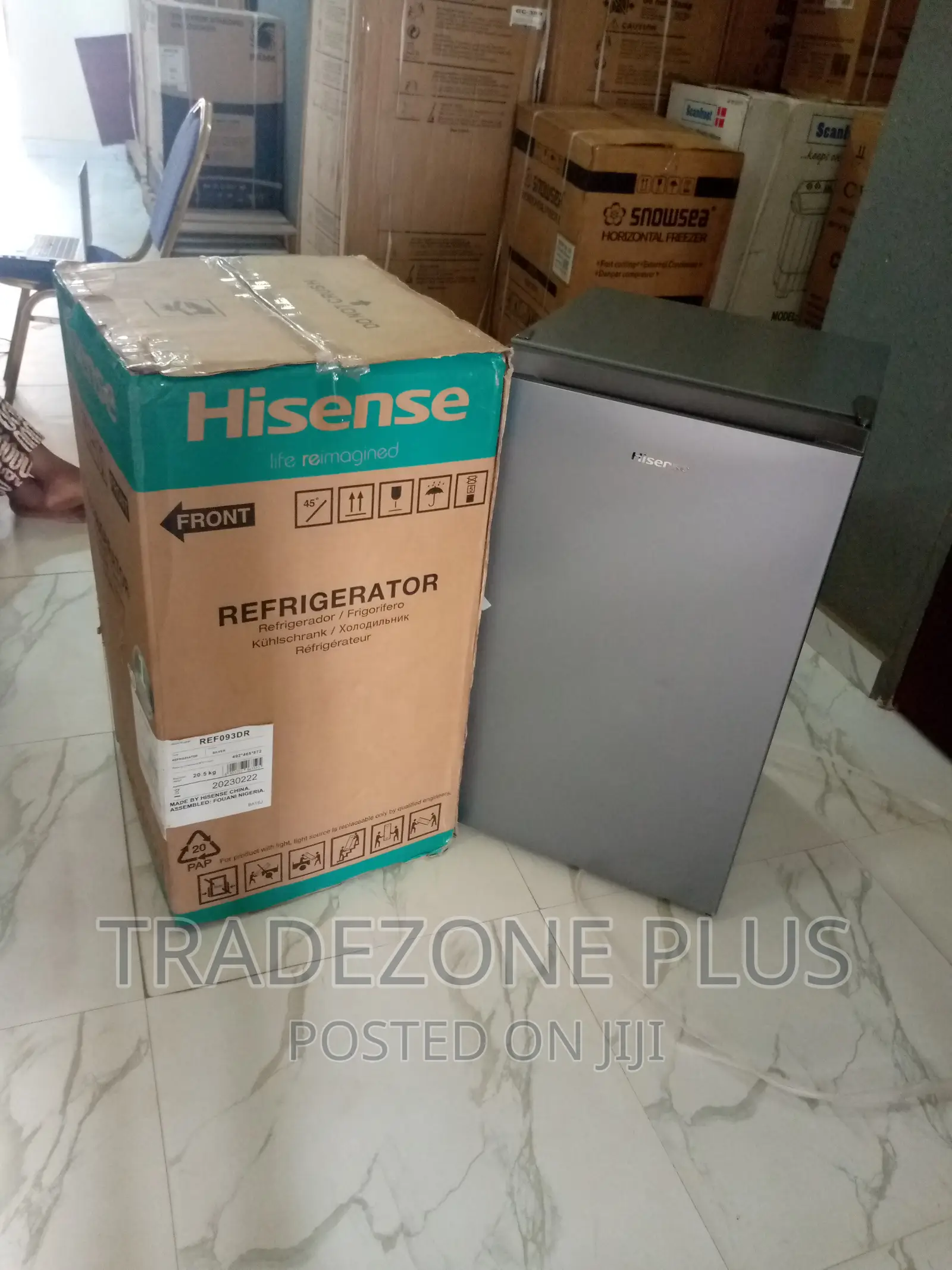 Hisense Single Door Refrigerator-Ref 93dr