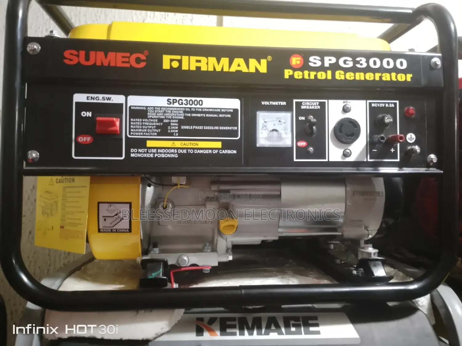 Sumec Firman Generator Spg3000manual Start 3kva