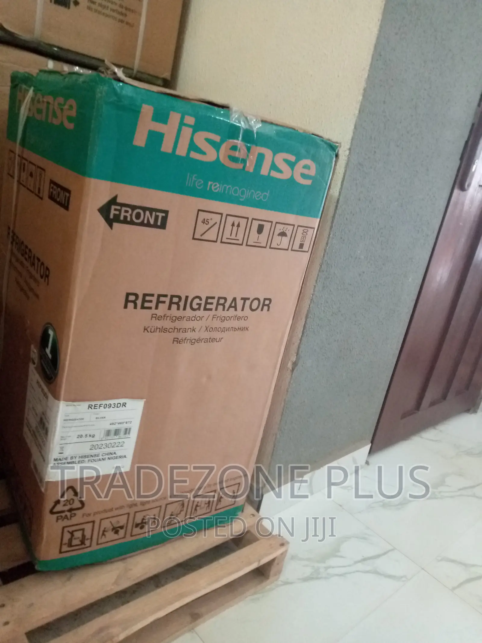 Brand New Hisense Ref093dr Single Door Refrigerator