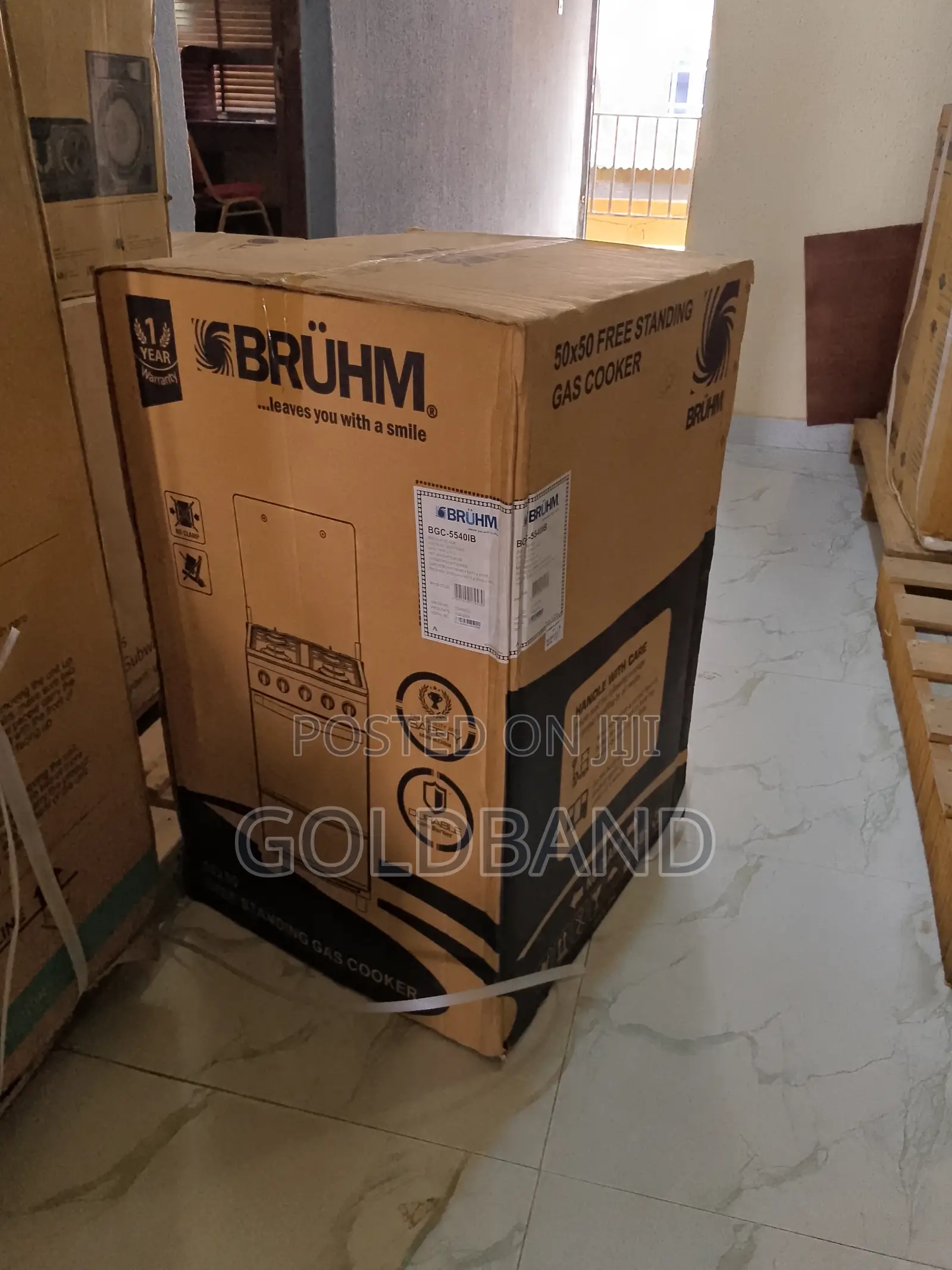 Durable Bruhm 4 Gas Burner Cooker BGC-5540ib