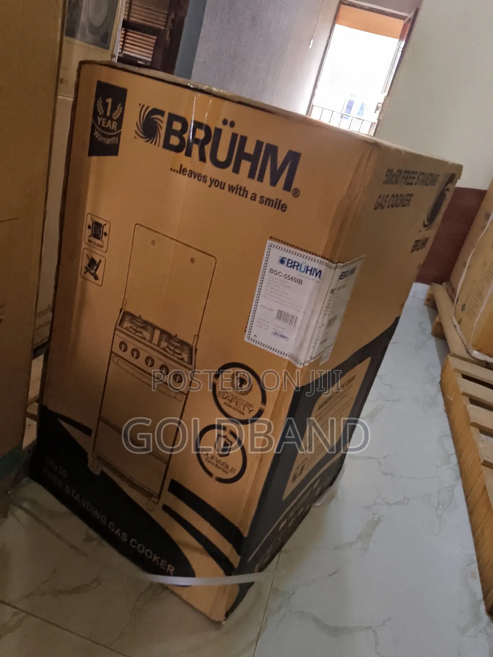 Quality Bruhm 4 Gas Burner Cooker BGC-5540ib