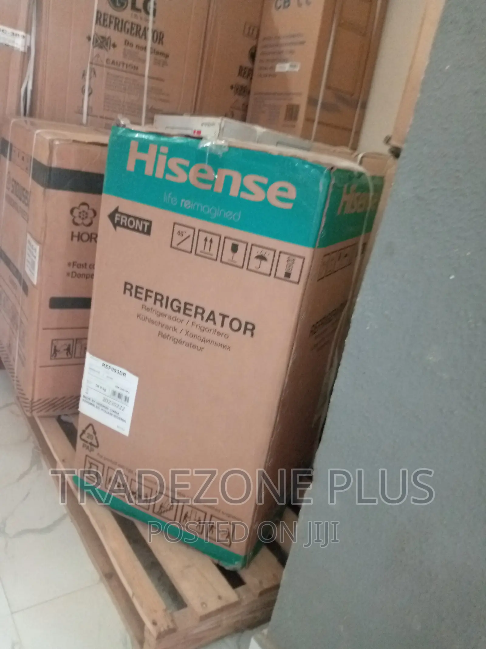 New in Ref093dr Hisense Single Door Refrigerator