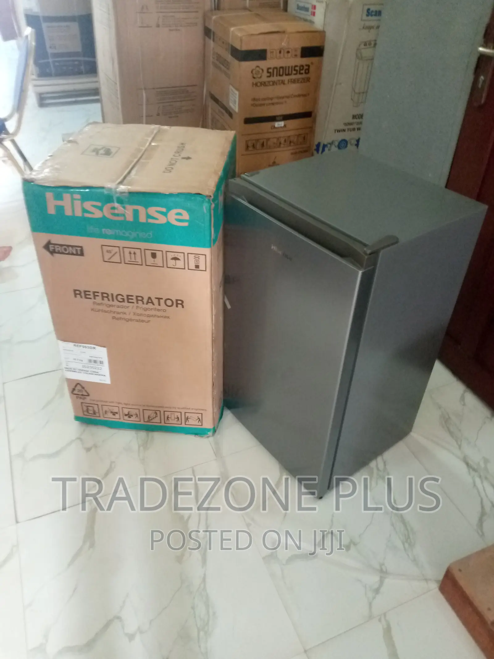 New in Ref093dr Hisense Single Door Refrigerator