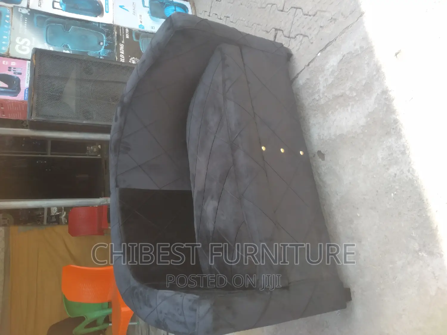Quality Double Seater Ulphostery Padded Sofa Fabric Chair