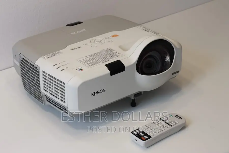 Epson Short Throw Projector With Direct Connectivity