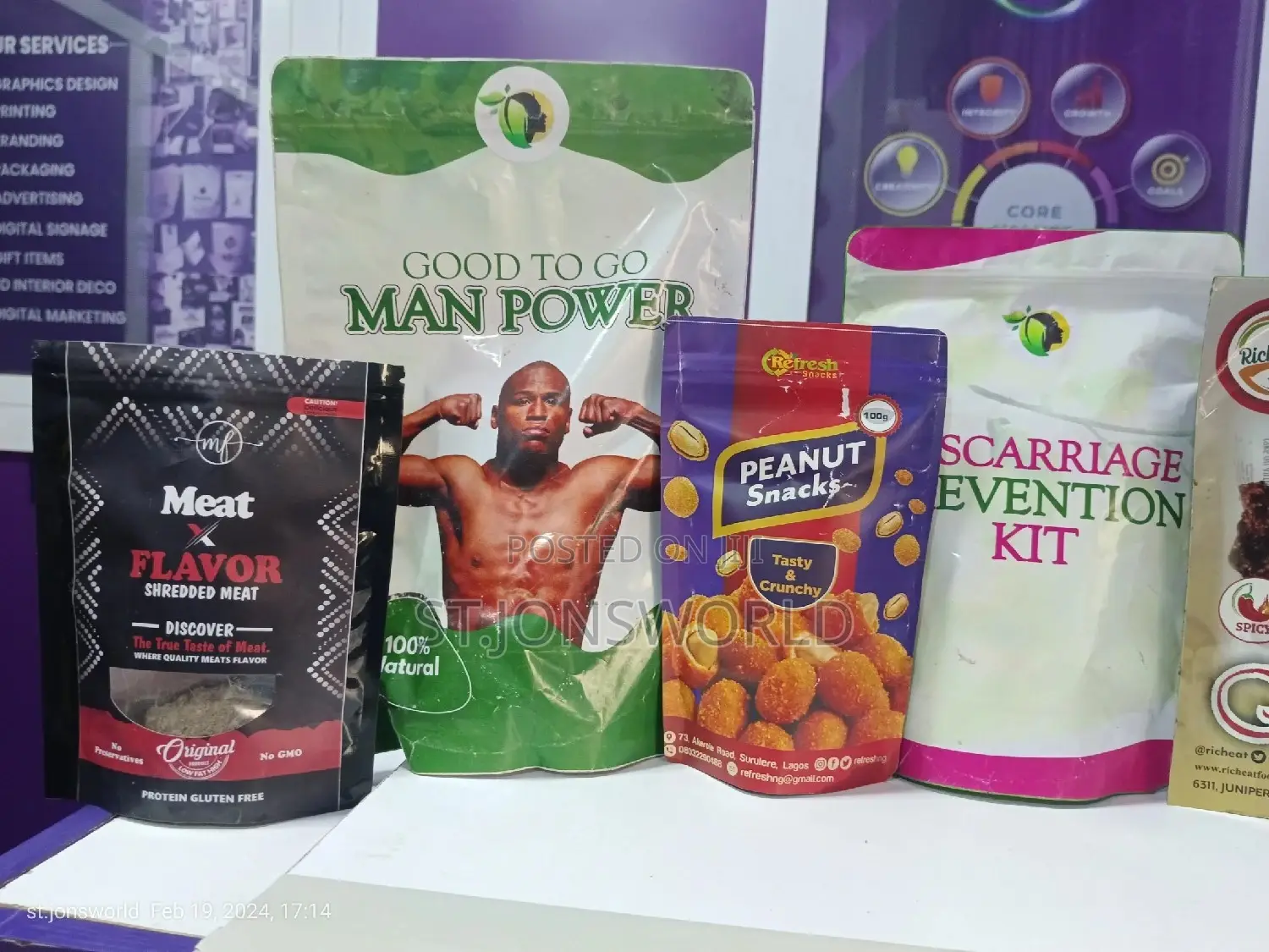 Branded Resealable Standup Pouches