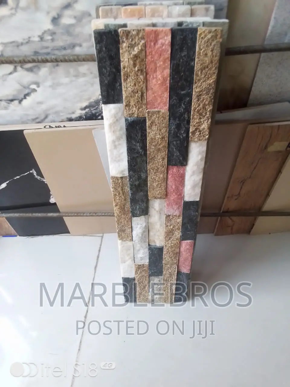 MB67, Italian Marble Stone Crackwall Tiles, 20mm