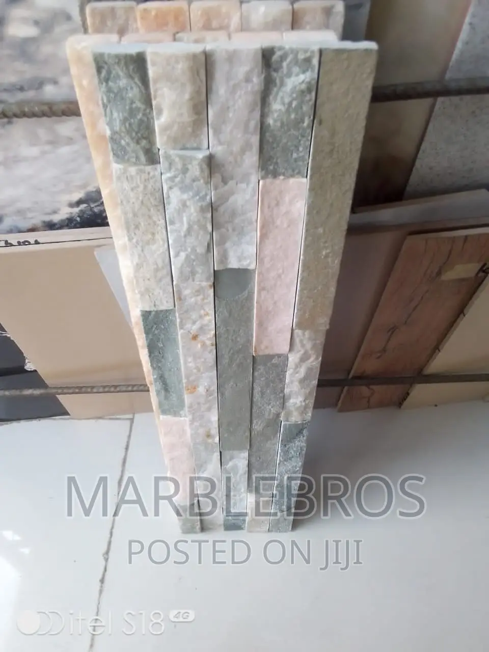 MB67, Italian Marble Stone Crackwall Tiles, 20mm
