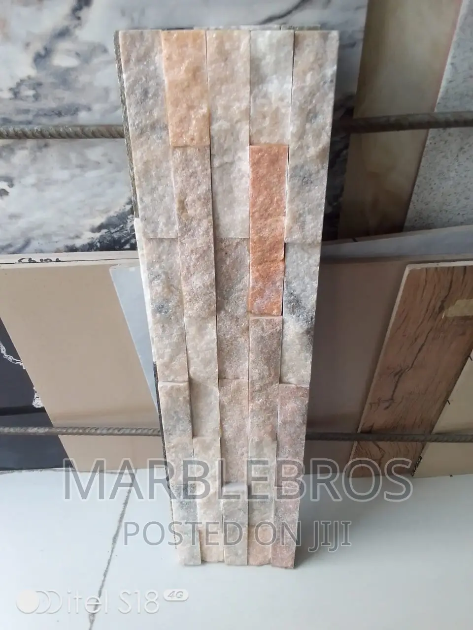 MB67, Italian Marble Stone Crackwall Tiles, 20mm