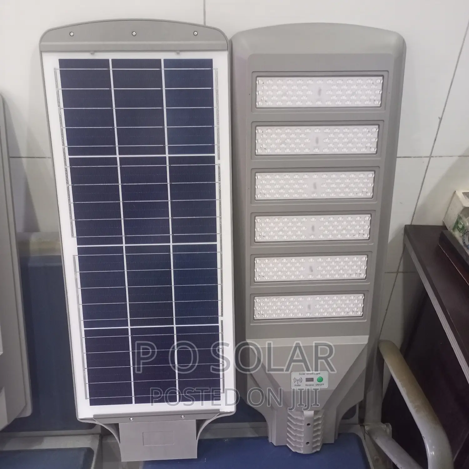 P O St 6 All in One Solar Street Light