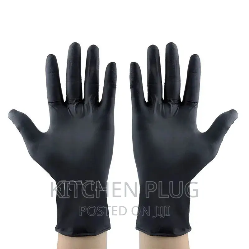 GRADE a Black Disposable Gloves 『 100 PCS 』