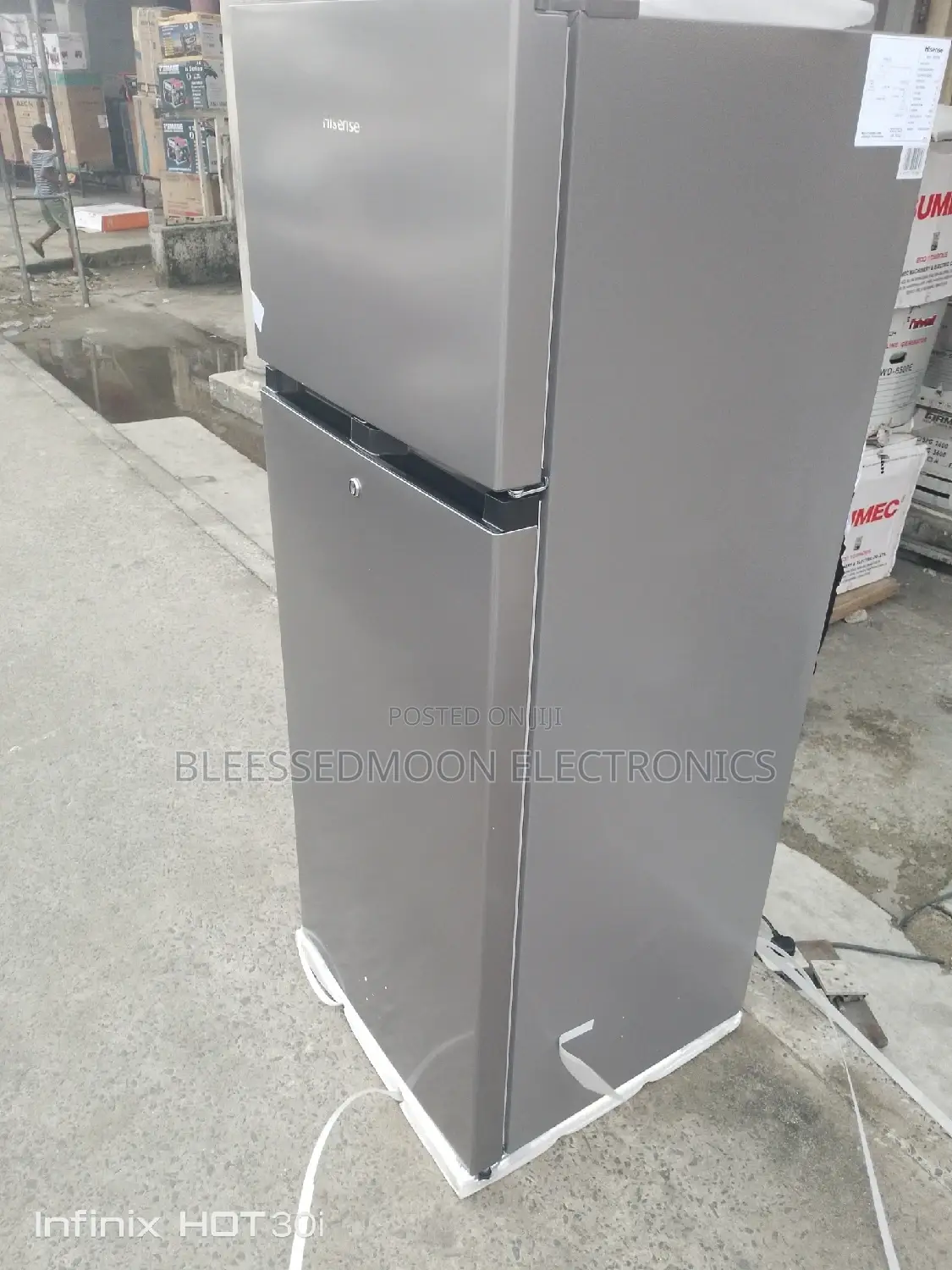 Hisense Expert Inverter Fridge With 3 Year's Company Garranty