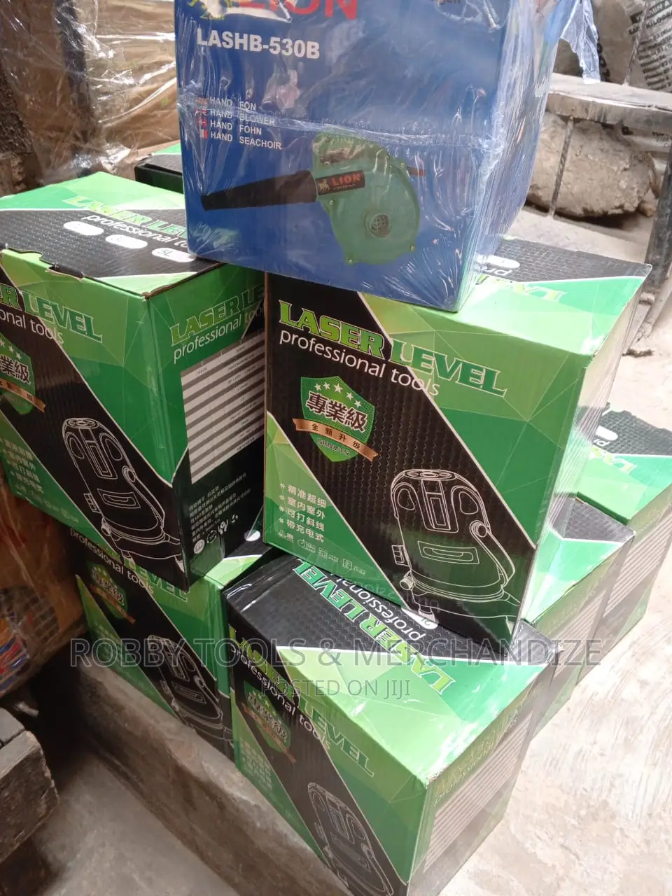 Tiler Green Light 5 Line Laser Level 360 Rotary Laser Line