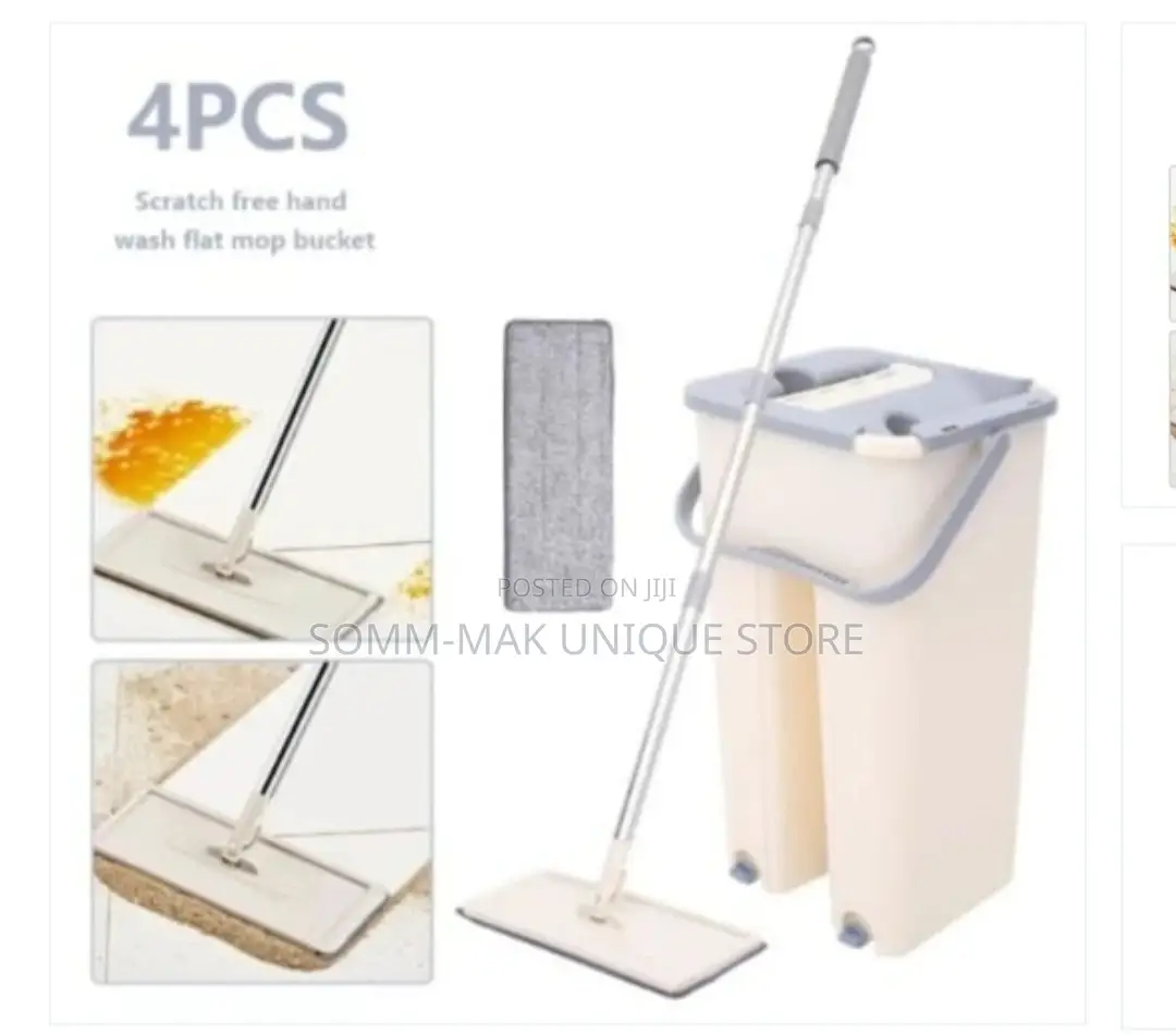 Scratch Cleaning Mop With 2 Miceofiber Mop Pad