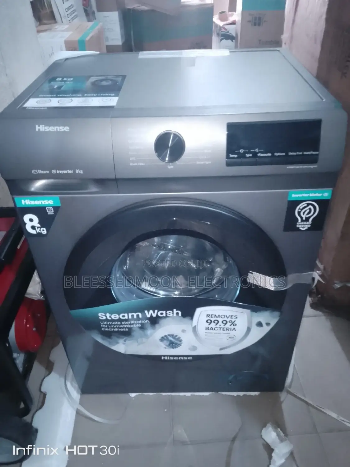 Hisense Side Loading Automatic Washing Machines Inverter
