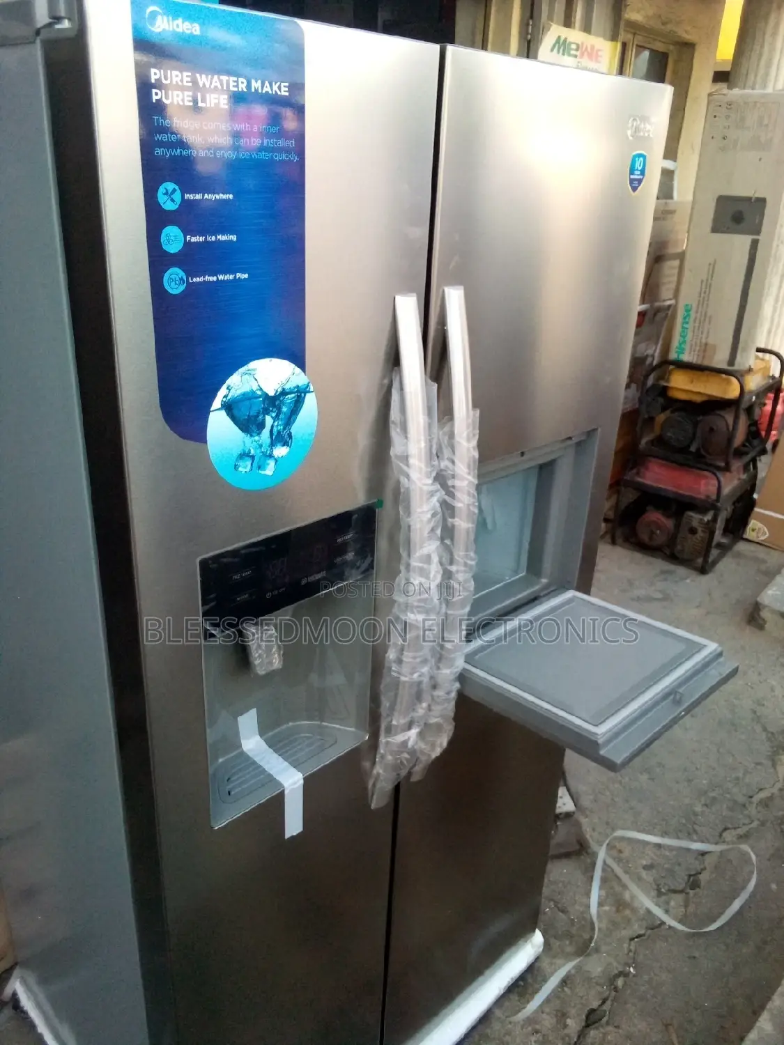 Midea Inverter Side by Side Fridge
