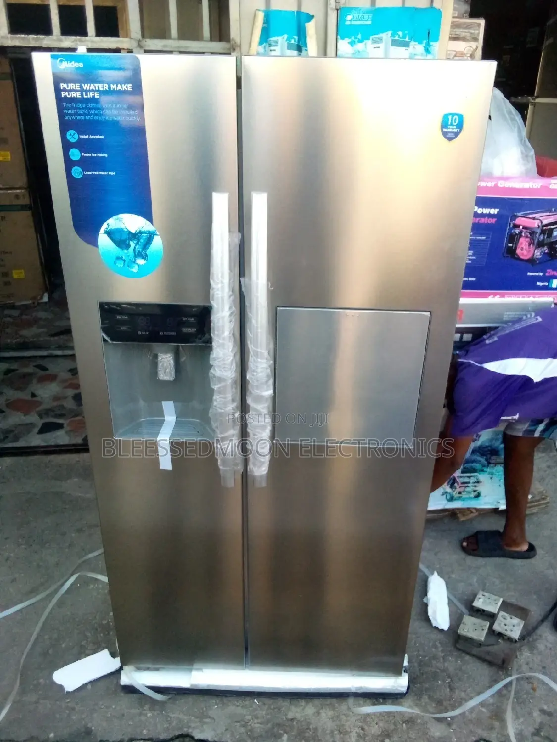 Midea Inverter Side by Side Fridge