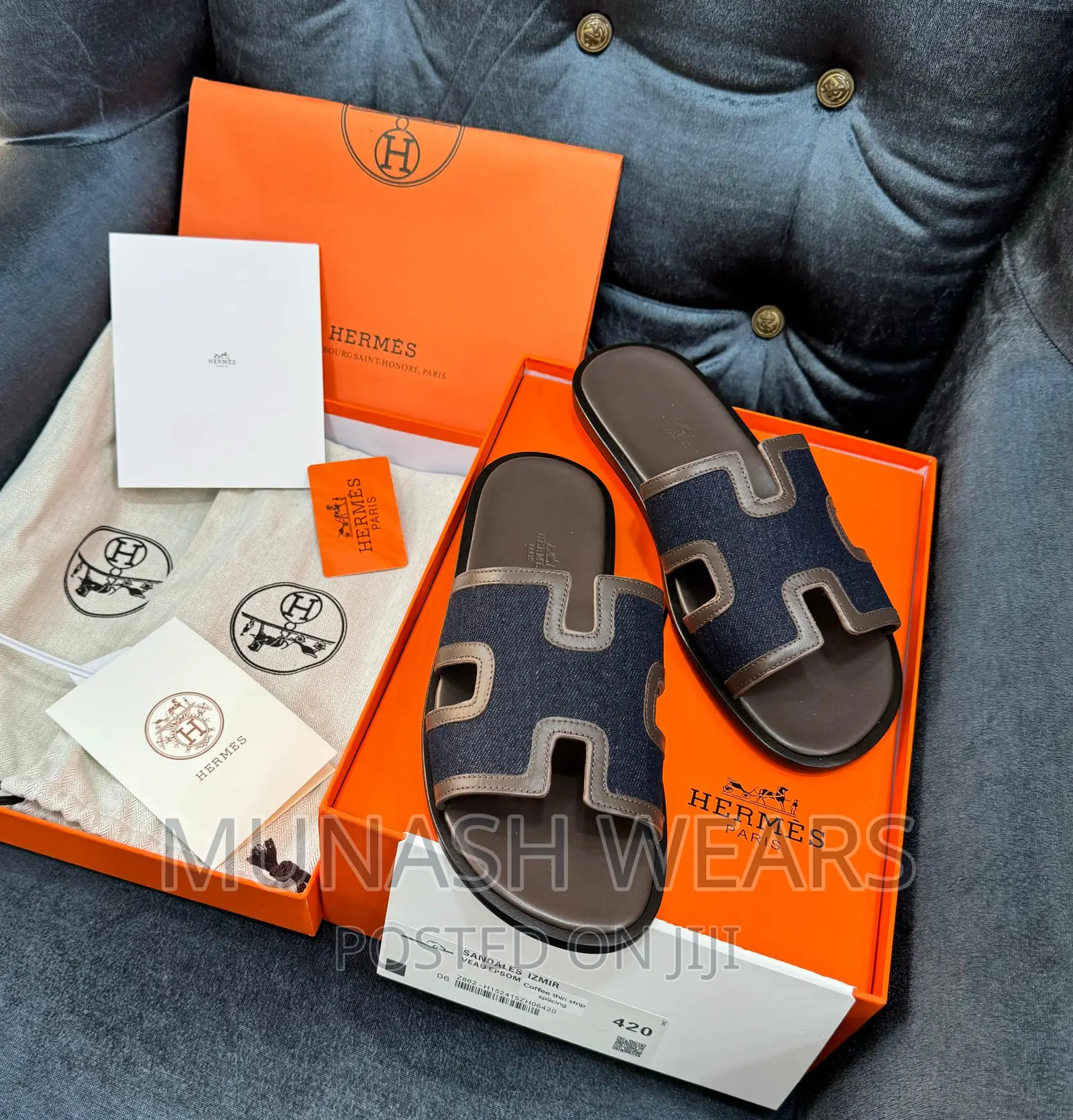 Original Hermes Leather Palm