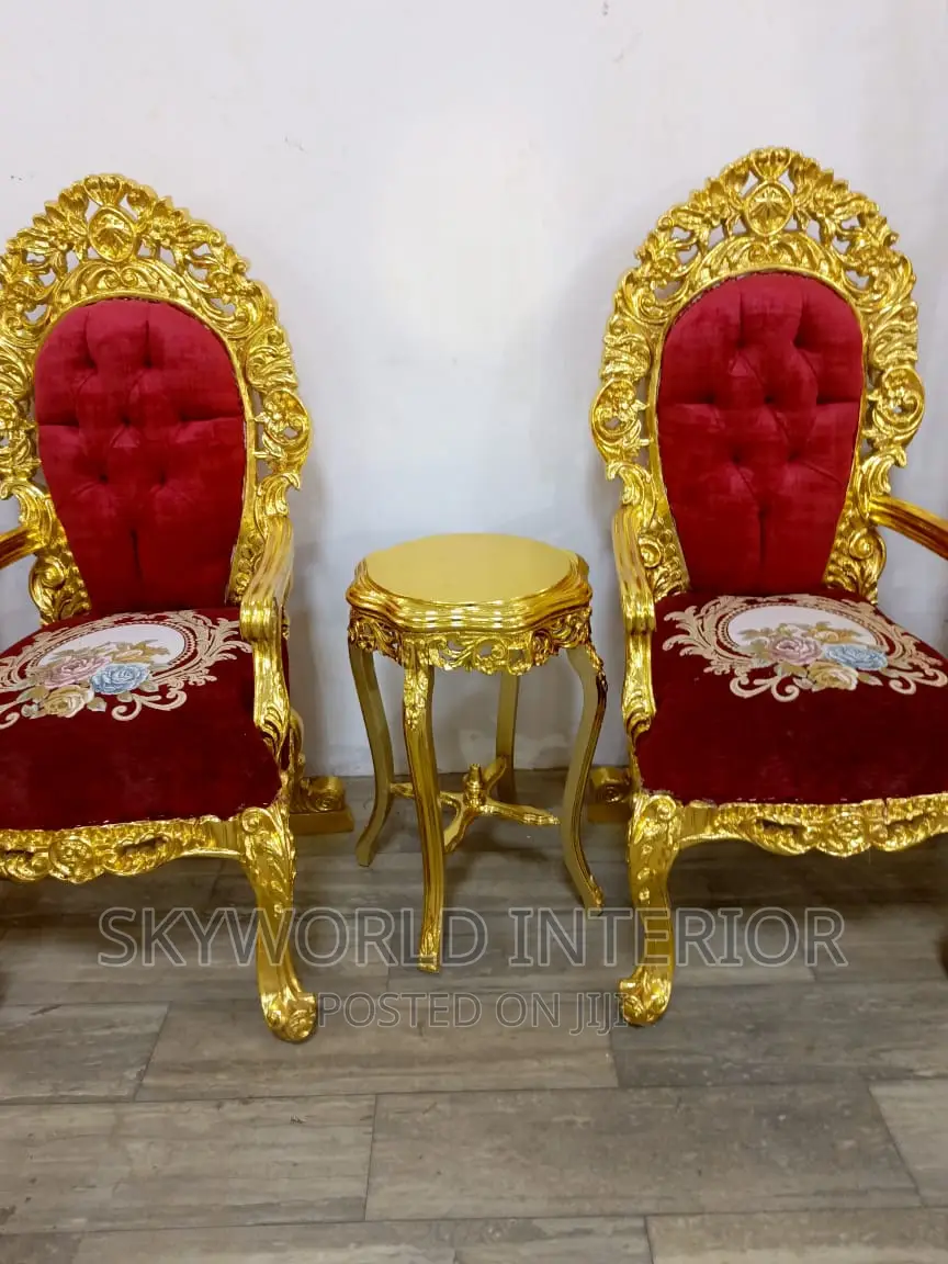 Golden King Size Chair