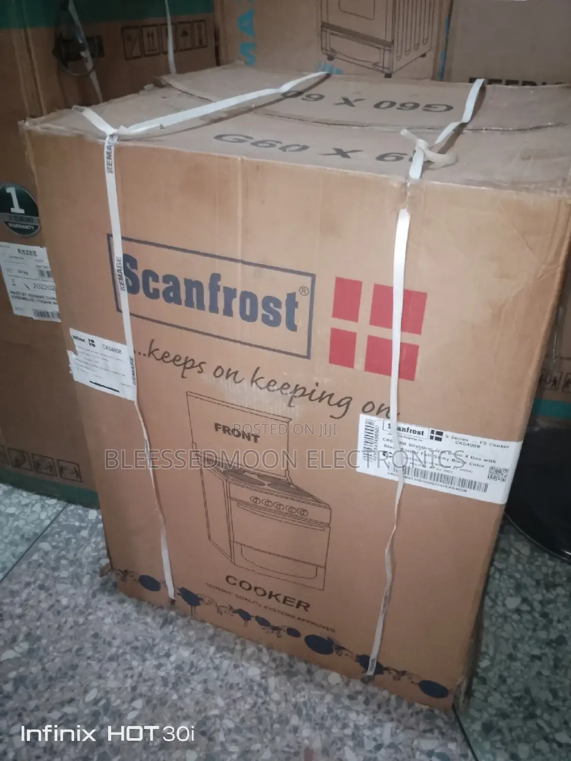 Scanfrost Standing Cooker Anti Rust Body