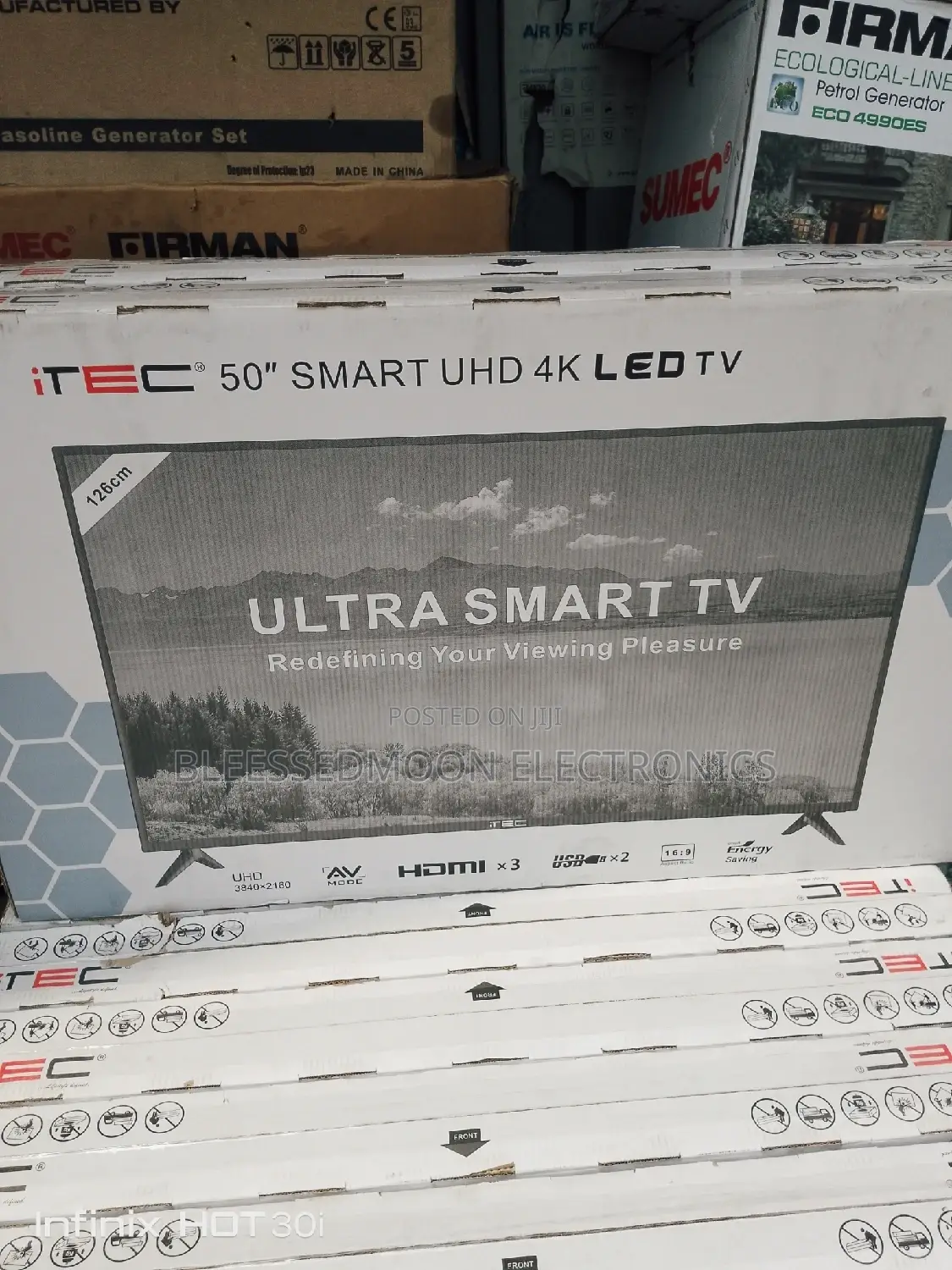 Itec Smart Television Double Panel 2 Years Garranty